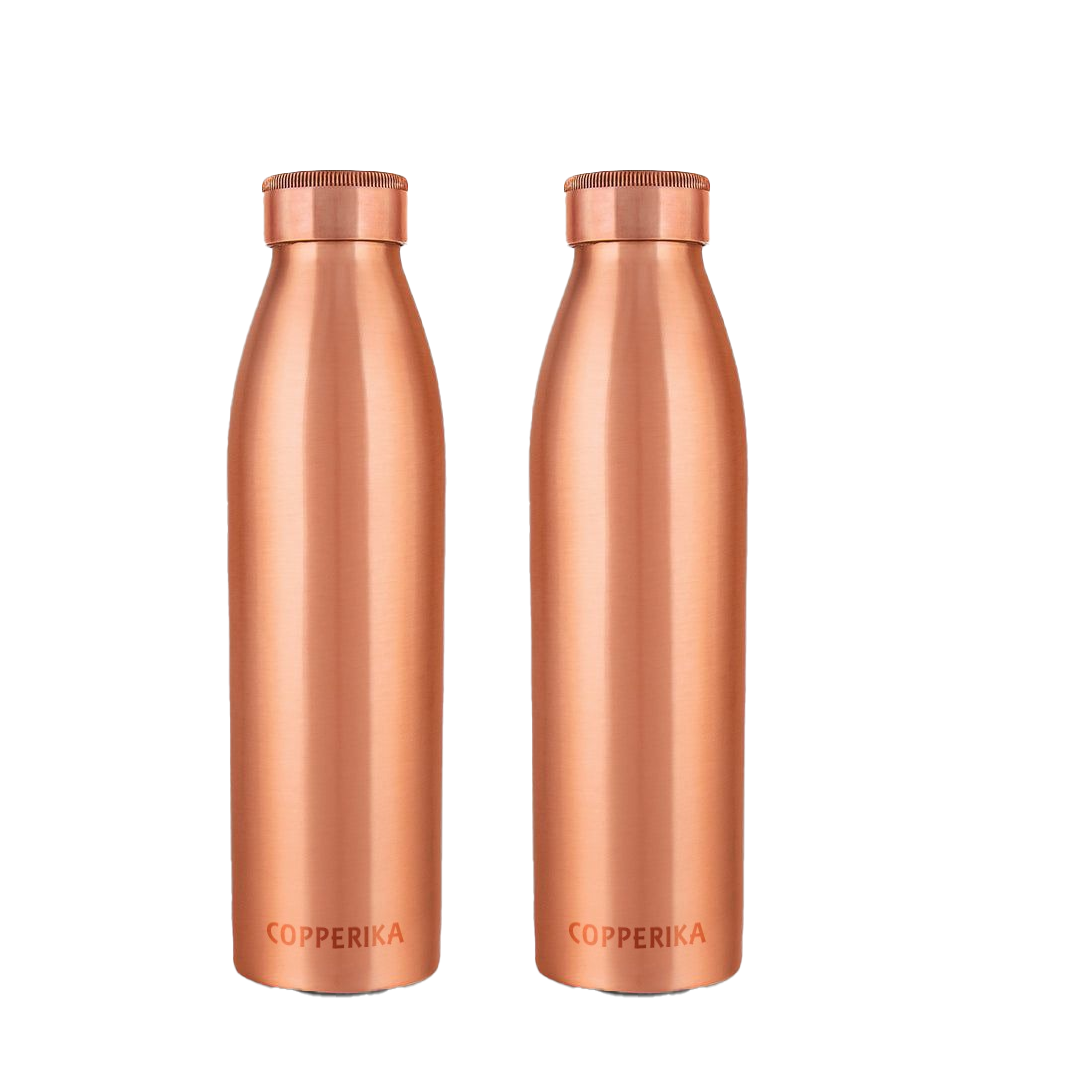 Copperika Classic Copper Water Bottle 950ml Original Heavy Build | BPA Free | 100% Leak Proof With Ayurvedic & Other Health Benefits