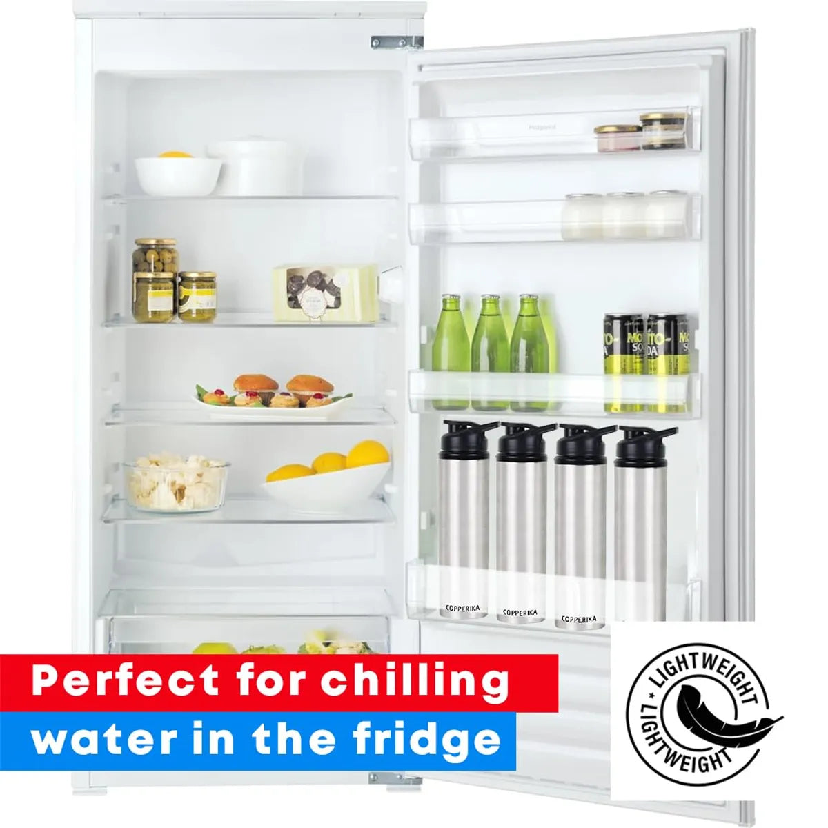 Copperika Prime Stainless Steel Water Bottle 1 Litre