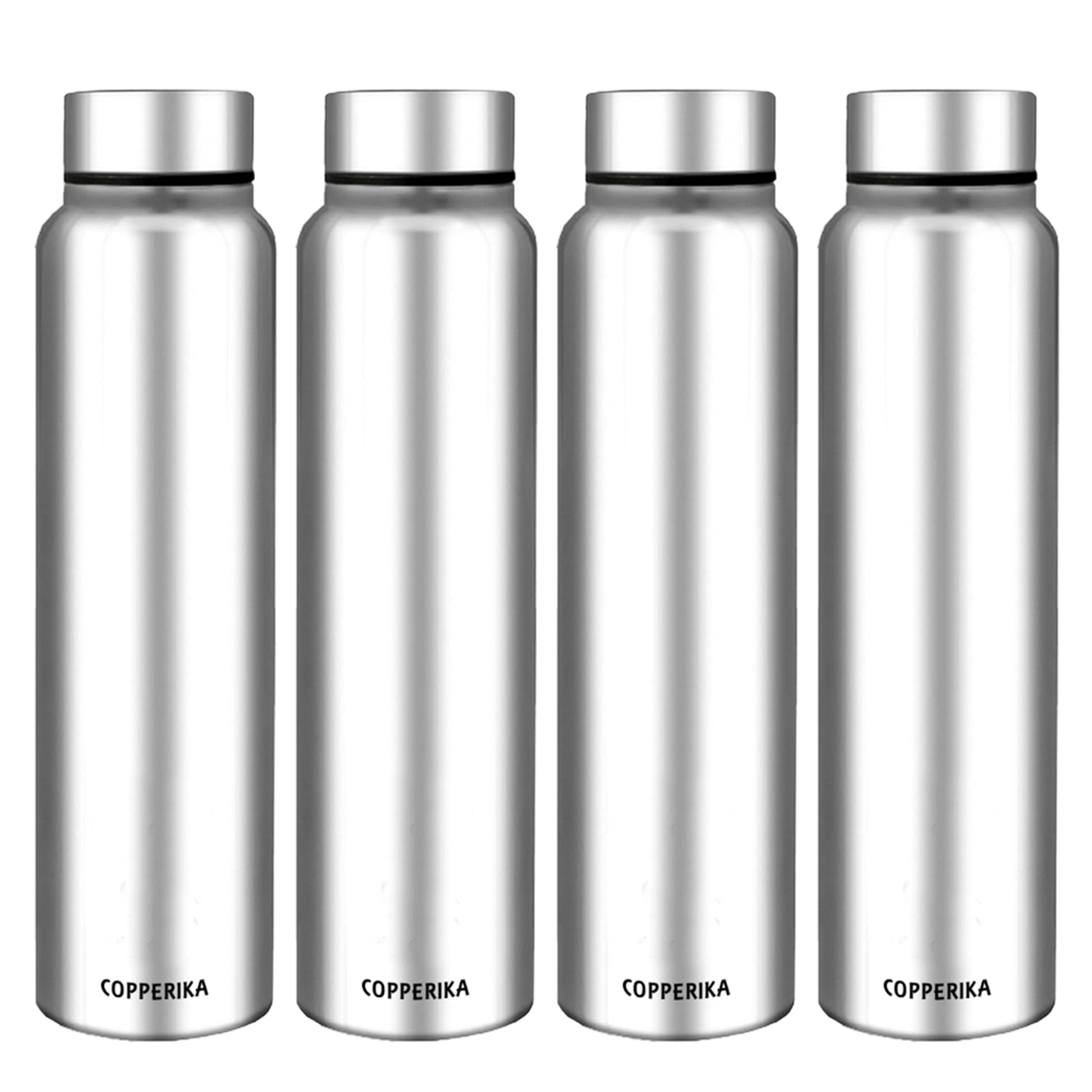 Copperika Premium Stainless Steel Water Bottle (1 litre - 1000ml) BPA Free | Rust Free | 100% Leak Proof | Heavy Build | Light Weight | For Home, Office, Travel, School, Kids & Yoga