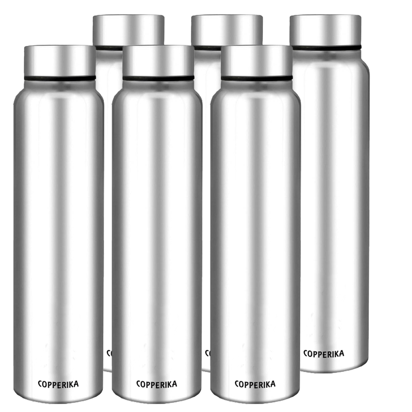 Copperika Premium Stainless Steel Water Bottle (1 litre - 1000ml) BPA Free | Rust Free | 100% Leak Proof | Heavy Build | Light Weight | For Home, Office, Travel, School, Kids & Yoga